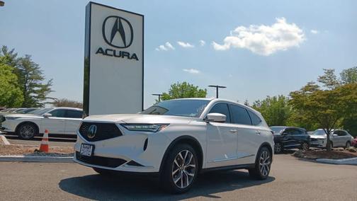 Platinum White Pearl 2023 Acura MDX Technology Package