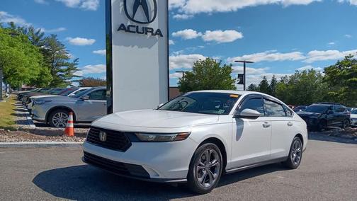 Platinum White Pearl 2023 Honda Accord EX