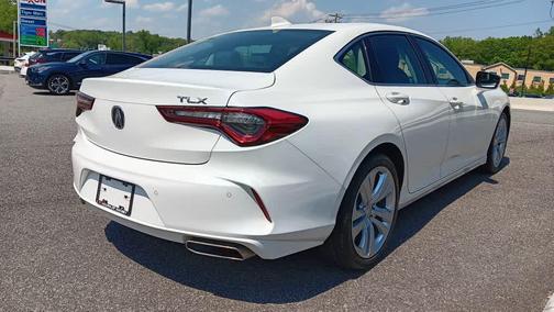 Platinum White Pearl 2022 Acura TLX Technology