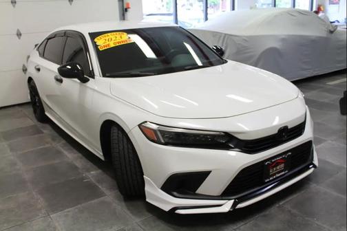 Platinum White Pearl 2023 Honda Civic Sport