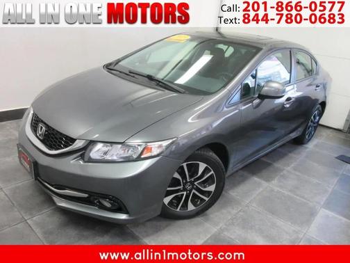 Gray 2013 Honda Civic EX-L