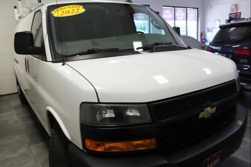 Summit White 2022 Chevrolet Express 3500 RWD 3500 Extended Wheelbase WT