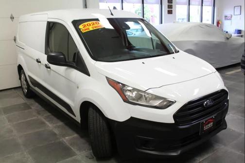 Frozen White 2020 Ford Transit Connect XL Cargo Van