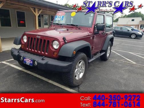 Burgundy 2013 Jeep Wrangler Sport