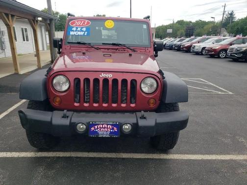 Burgundy 2013 Jeep Wrangler Sport
