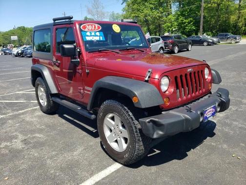 Burgundy 2013 Jeep Wrangler Sport