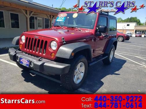 Burgundy 2013 Jeep Wrangler Sport