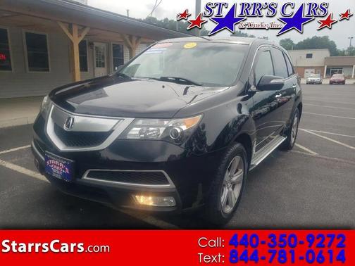 Black 2013 Acura MDX 3.7L Technology