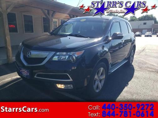 Black 2013 Acura MDX 3.7L Technology