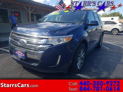 Blue 2012 Ford Edge SEL