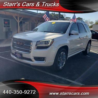 White Diamond Tricoat 2015 GMC Acadia Denali