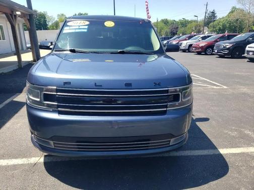 Blue 2018 Ford Flex Limited w/EcoBoost