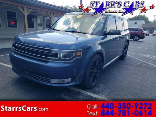 Blue 2018 Ford Flex Limited w/EcoBoost
