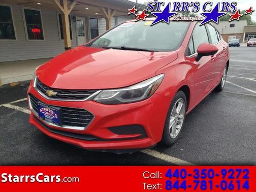 Red 2016 Chevrolet Cruze LT Auto