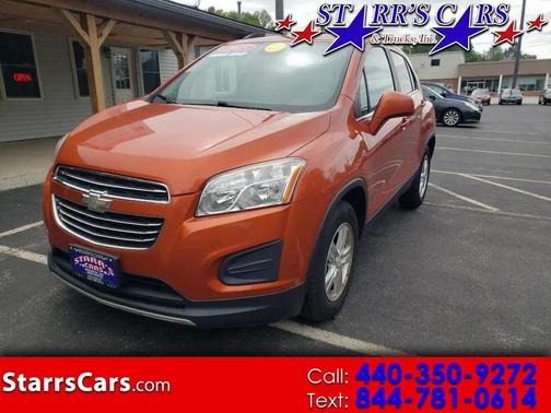 Orange 2015 Chevrolet Trax LT
