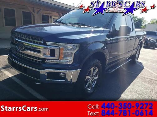Blue 2018 Ford F-150 XLT