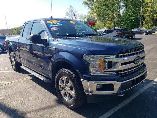 Blue 2018 Ford F-150 XLT