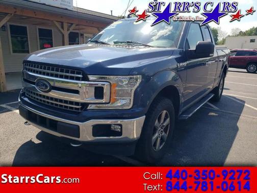Blue 2018 Ford F-150 XLT