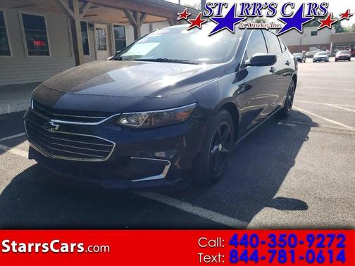 Black 2017 Chevrolet Malibu 1LS