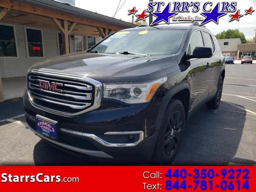 Black 2018 GMC Acadia SLT-1