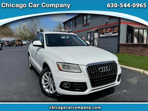 Pearl White 2016 Audi Q5 2.0T Premium