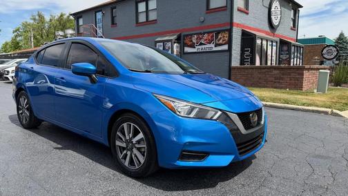 Electric Blue Metallic 2020 Nissan Versa 1.6 SV