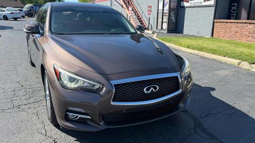 Burgundy 2017 INFINITI Q50 3.0T Premium