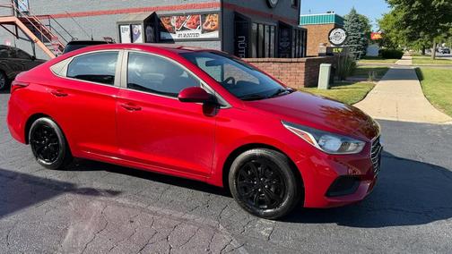Pomegranate Red 2020 Hyundai Accent SE