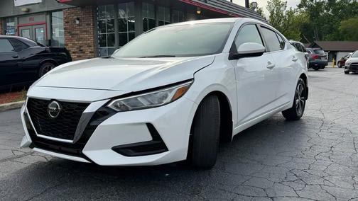 White 2022 Nissan Sentra SV