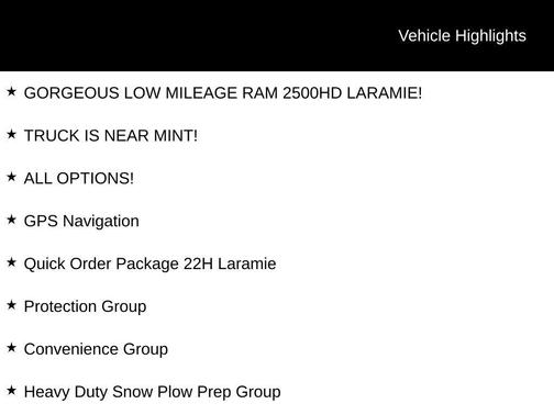 2016 RAM 2500 Laramie