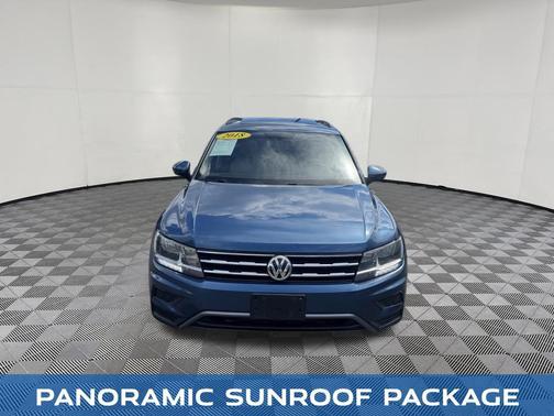 Silk Blue Metallic 2018 Volkswagen Tiguan 2.0T SE 4MOTION