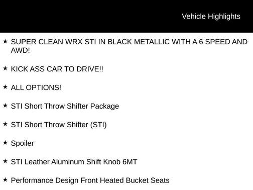 2015 Subaru WRX STI Base