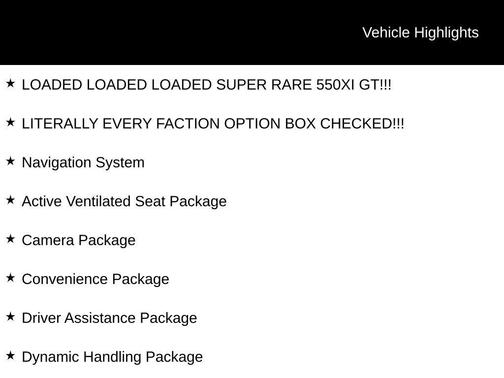 2011 BMW 550 Gran Turismo xDrive