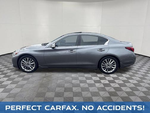 Graphite Shadow 2021 INFINITI Q50 3.0t LUXE