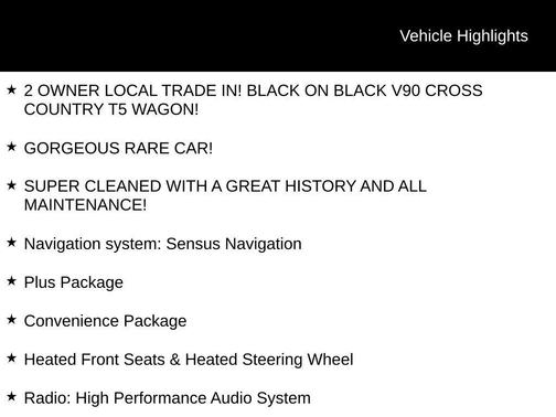 2018 Volvo V90 Cross Country T5