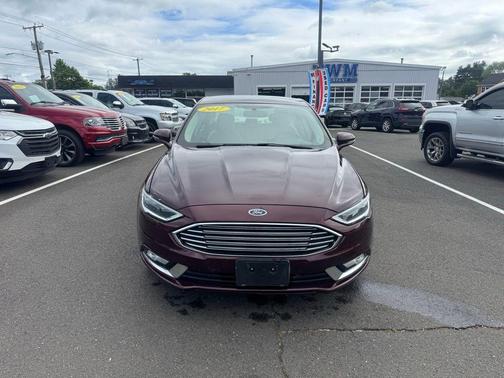 Burgundy 2017 Ford Fusion SE