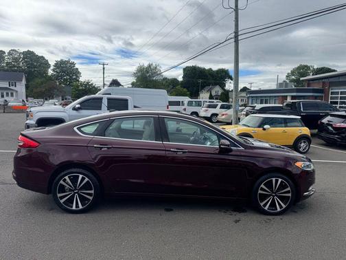 Burgundy 2017 Ford Fusion SE