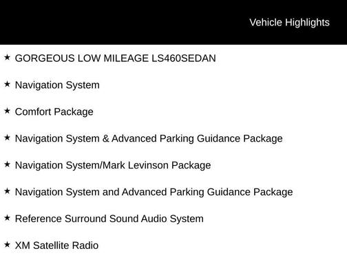 2007 Lexus LS 460 Base