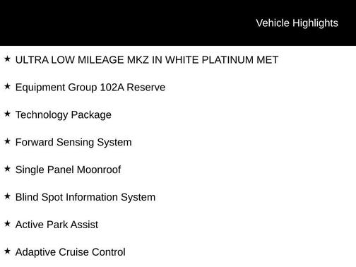 2014 Lincoln MKZ Base