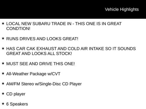 2014 Subaru Impreza 2.0i Premium