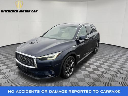 Hermosa Blue 2019 INFINITI QX50 ESSENTIAL