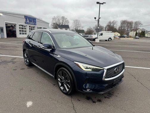 Hermosa Blue 2019 INFINITI QX50 ESSENTIAL