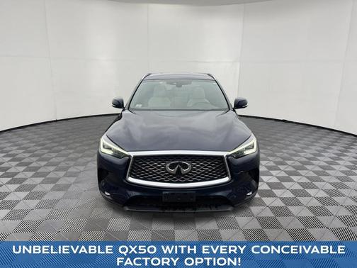 Hermosa Blue 2019 INFINITI QX50 ESSENTIAL