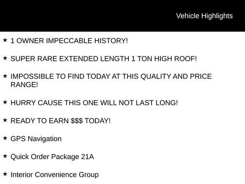 2014 RAM ProMaster 3500 High Roof