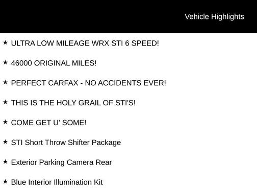 2015 Subaru WRX STI Base