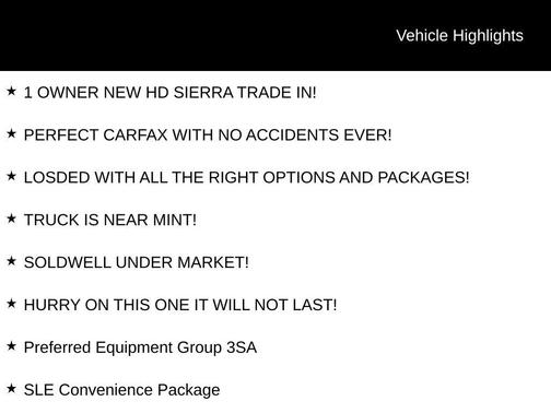 2020 GMC Sierra 2500 SLE