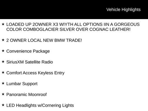 2018 BMW X3 xDrive30i