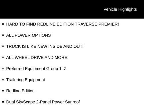 Summit White 2019 Chevrolet Traverse Premier