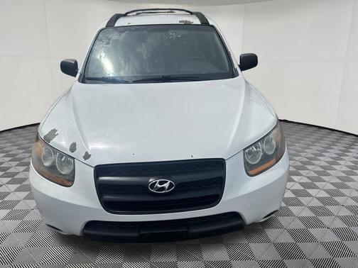 Pearl White 2009 Hyundai SANTA FE GLS