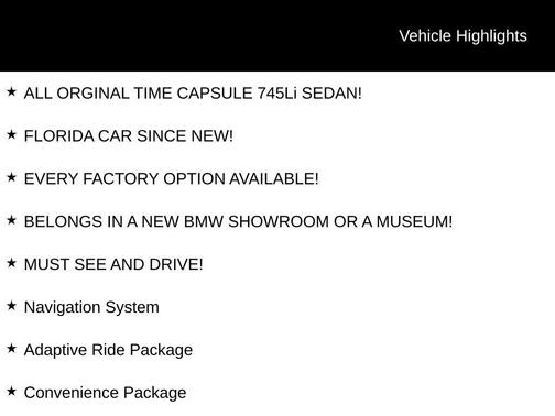 Silver 2003 BMW 745 745Li